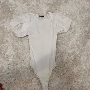 Zara white body suit